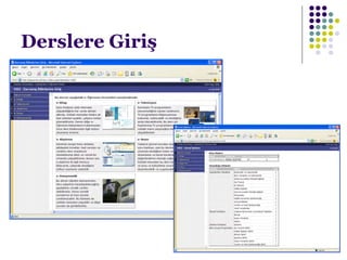 Derslere Giriş
 
