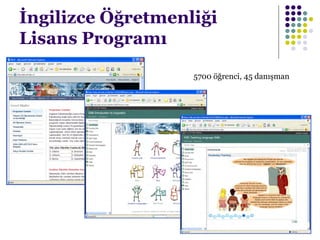 İngilizce Öğretmenliği
Lisans Programı
5700 öğrenci, 45 danışman
 