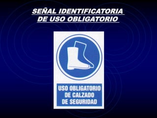 SEÑAL IDENTIFICATORIA
 DE USO OBLIGATORIO
 