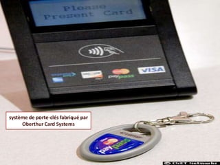 système de porte-clés fabriqué par
     Oberthur Card Systems
 