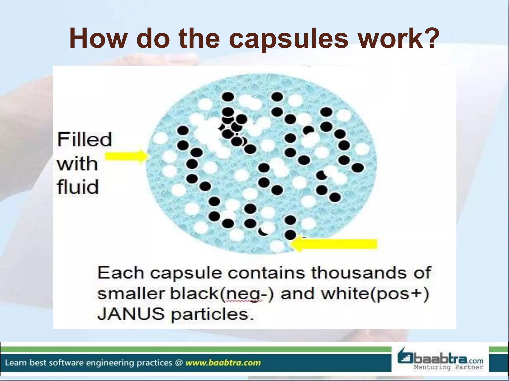 How do the capsules work?
 