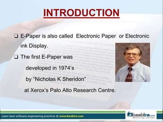 E paper | PPTX