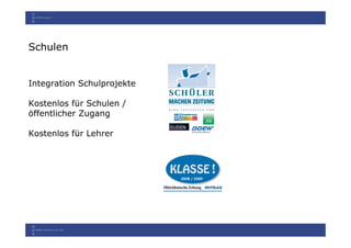 Schulen


Integration Schulprojekte

Kostenlos für Schulen /
öffentlicher Zugang

Kostenlos für Lehrer
 