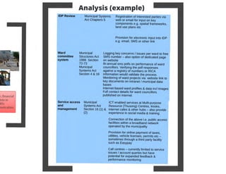 E participation study and pilot concept
