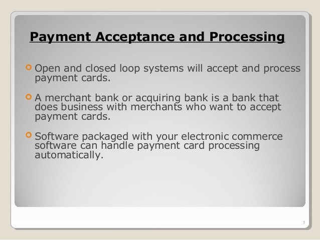 Electronic payment system for e-commerce