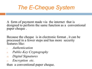 E payment system | PPTX