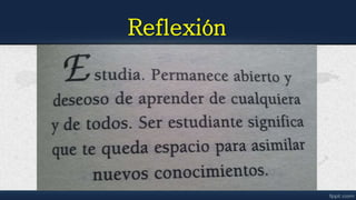 Reflexión
 