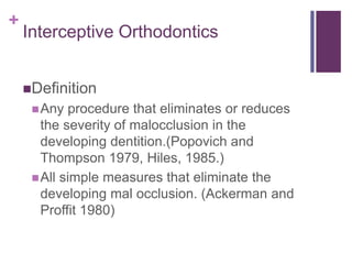 Interceptive Definition E portfolio - Grace Joy Mendoza, DDM | PPTX