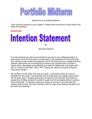 E portfolio midterm-doc | PDF