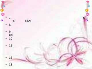 7. อภิปรายและเปรียบเทียบการสังเคราะห์ด้วยแสงของพืช C พืชC และพืชCAM8. สืบค้น วิเคราะห์ และอภิปรายถึงปัจจัยบางประการที่มีผลต่อการสังเคราะห์ด้วยแสง9. สำรวจตรวจสอบ และสรุปถึงโครงสร้างของดอก การสร้างcellสืบพันธ์ และการปฏิสนธิในพืชดอก10. สืบค้น สำรวจตรวจสอบ และสรุปเกี่ยวกับการงอกของเมล็ดและปัจจัยที่มีผลต่อการงอก11. สืบค้นข้อมูลและอภิปรายถึงการนำความรู้เรื่องการสืบพันธุ์แบบไม่อาศัยเพศของพืชดอกไปใช้ในการขยายพันธุ์พืช12. สืบค้นและวิเคราะห์เกี่ยวกับอิทธิพลของสารควบคุมการเจริญเติบโตที่มีผลต่อส่วนต่างๆของพืช13. สืบค้นข้อมูล อภิปรายและอธิบายเกี่ยวกับการเคลื่อนไหวของพืชแบบต่างๆ