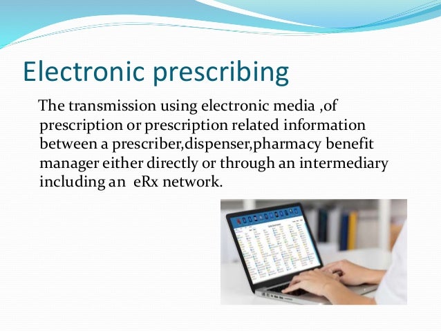 E Prescribing