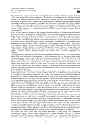 E procurement and performance of service organizations in uganda | PDF