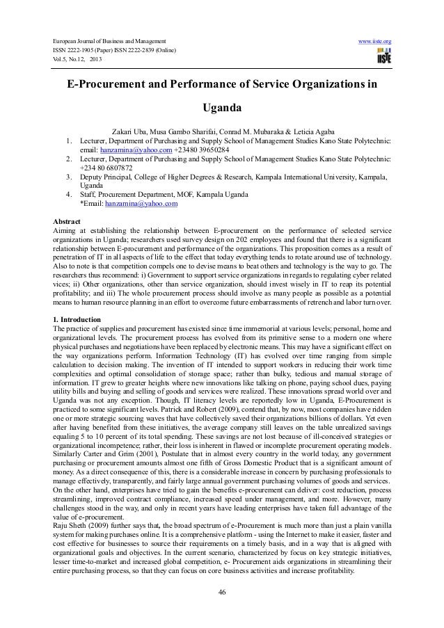Purchasing department essay
