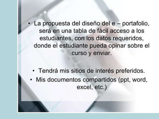 Competencias y desempeños por periodo.