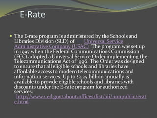 E rate | PPTX