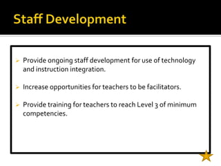 20% - 90% depending on area household income levels.How it Works & 	Who Pays for it?A school or library develops a technology plan.