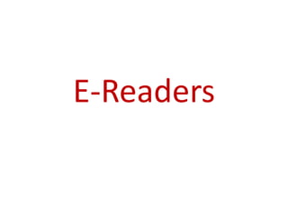 E-Readers 