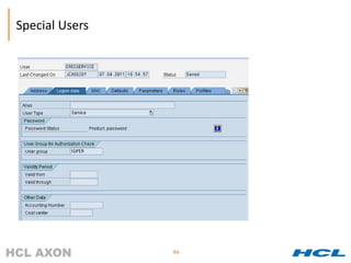 Special Users




                94
 