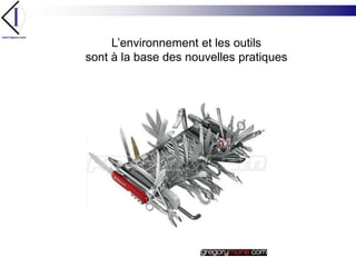 L’environnement et les outilssont à la base des nouvelles pratiques