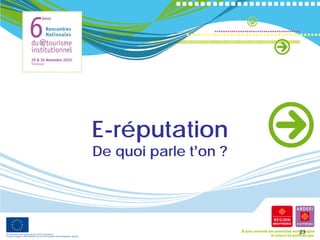 E-réputation
De quoi parle t’on ?




                       23
 
