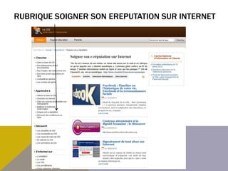 RUBRIQUE SOIGNER SON EREPUTATION SUR INTERNET
 