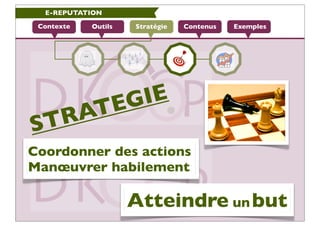 E-REPUTATION

 Contexte   Outils   Stratégie   Contenus   Exemples




               EGIE
 TR         AT
S
Coordonner des...