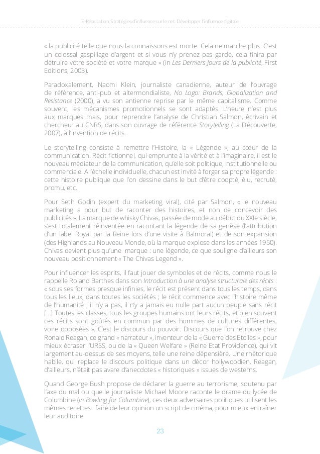 E Reputation Reputation Et Influence A L Heure D Internet