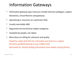 Sunject Directory E resources on social science & humanitie | PPT