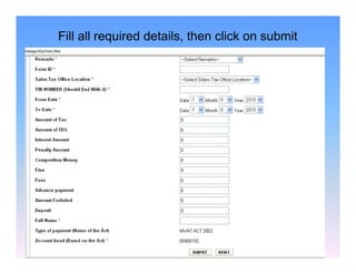 Fill all required details, then click on submit

 
