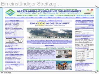 17. April 2009 Ein einstündiger Streifzug … 