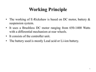 E-Rickshaw Presentation | PPTX