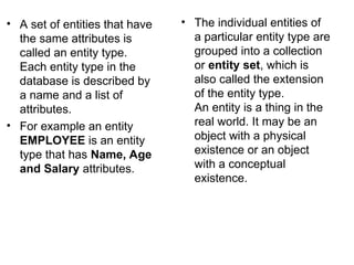 Enitty Example Image E-R Model Entity relationship model, Entity, Attributes.ppt