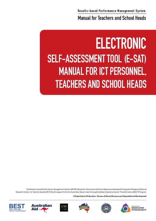 06 Electronic Self Assessment Tool