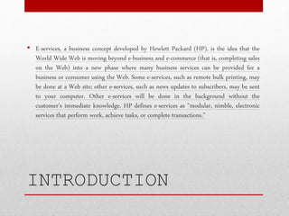 E services | PPTX