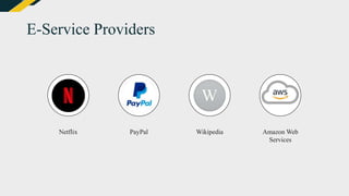 E services in service marketing | PPTX