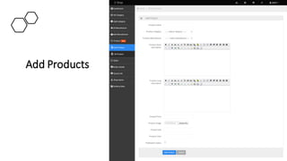 Add Products
 