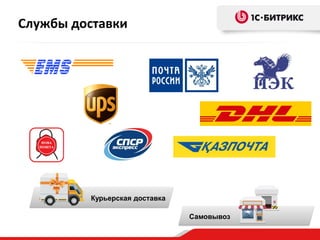 Службы доставки
Курьерская доставка
Самовывоз
 