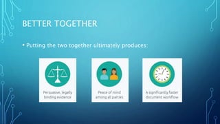 BETTER TOGETHER
• Putting the two together ultimately produces:
 