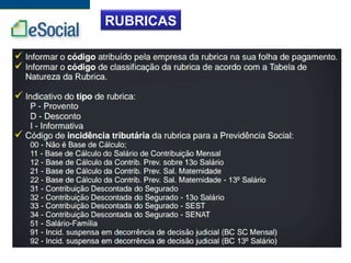 RUBRICAS
 