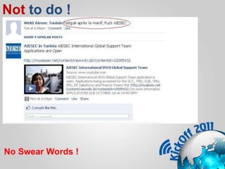 Not to do !No Swear Words !