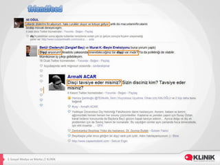 E-­‐Sosyal	
  Medya	
  ve	
  Marka	
  //	
  KLİNİK	
  
 