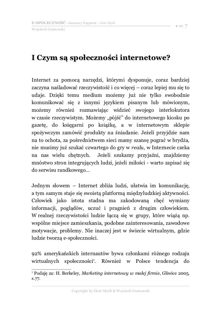 Serwisy randkowe będące przedmiotem wspólnego zainteresowania