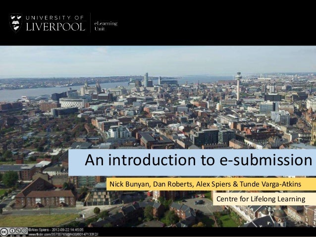 thesis submission university of liverpool
