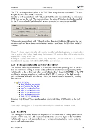 E sys coding - user manual v1.4 | PDF