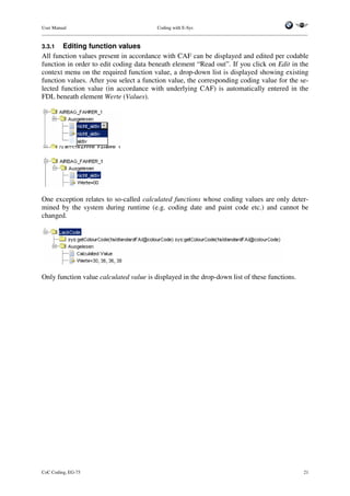 E sys coding - user manual v1.4 | PDF