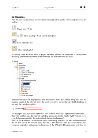E sys coding - user manual v1.4 | PDF