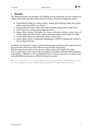 Sys Cod E sys coding - user manual v1.4 | PDF