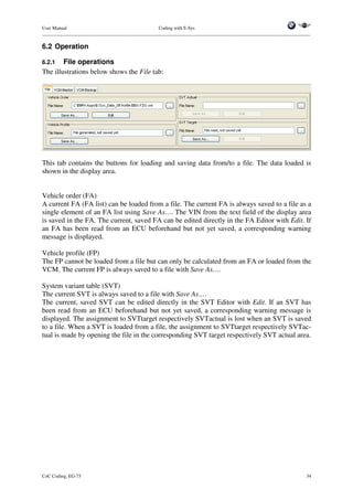 E sys coding - user manual v1.4 | PDF