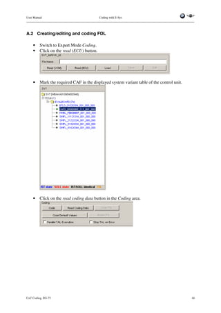 E sys coding - user manual v1.4 | PDF