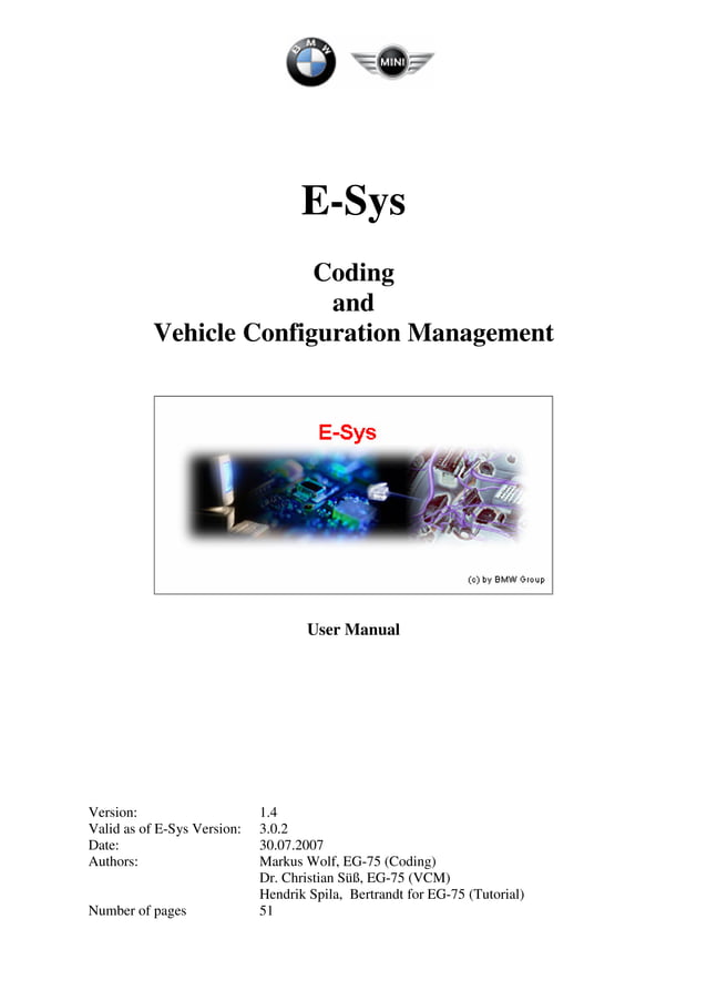 E sys coding user manual v1.4 PDF